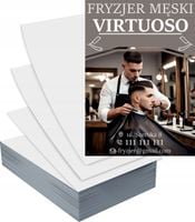 Ulotki A5 1000szt reklamowe firmowe FRYZJER MĘSKI duży wybór wzorów