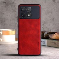 Etui AIORIA Vintage LEATHER do Xiaomi Poco X6 Pro / Redmi K70E czerwony