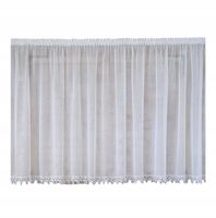 Firana gotowa 600x120,prosta,woal,gip. angielka8cm