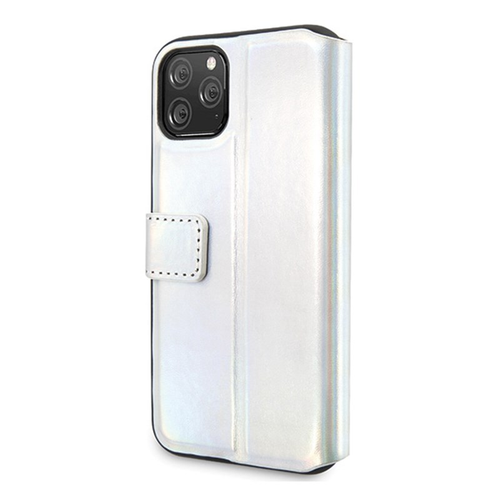 Guess Iridescent Booktype - Etui do iPhone 11 Pro Max (Silver) na Arena.pl