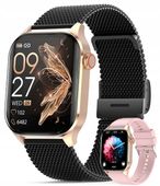 Zegarek Damski Smartwatch 380MAH ROZMOWY AMOLED Z Pomiar Cukru