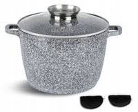 GARNEK Ceramiczny Marmurowy KOCIOŁEK Głęboki Wysoki 4l 20cm 8192