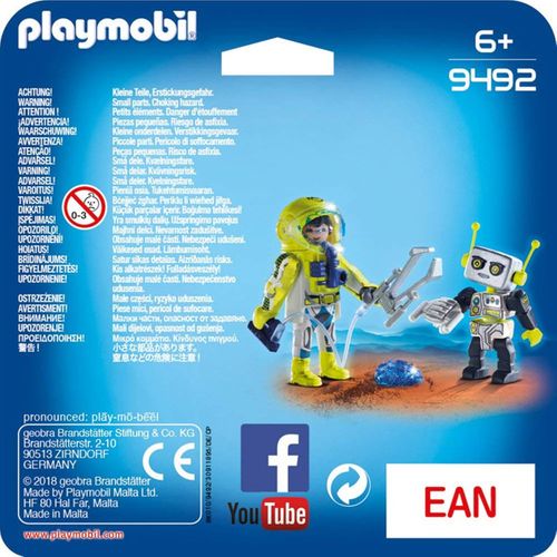 Playmobil- Duo Pack Astronauta i Robot na Arena.pl