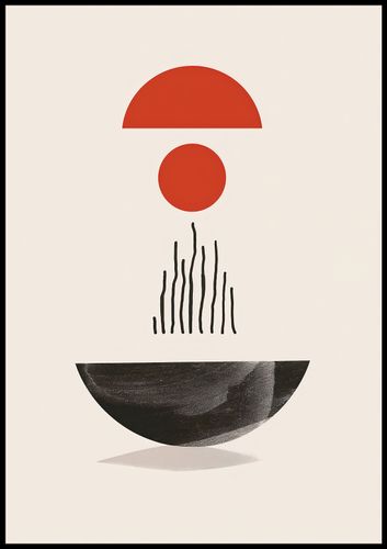 Plakat 70x100cm Półokrągła Forma na Arena.pl