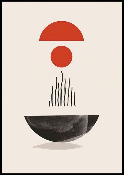 Plakat 70x100cm Półokrągła Forma zdjęcie 2