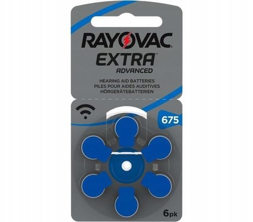 30x Baterie słuchowe RAYOVAC EXTRA 675 PR44 na Arena.pl