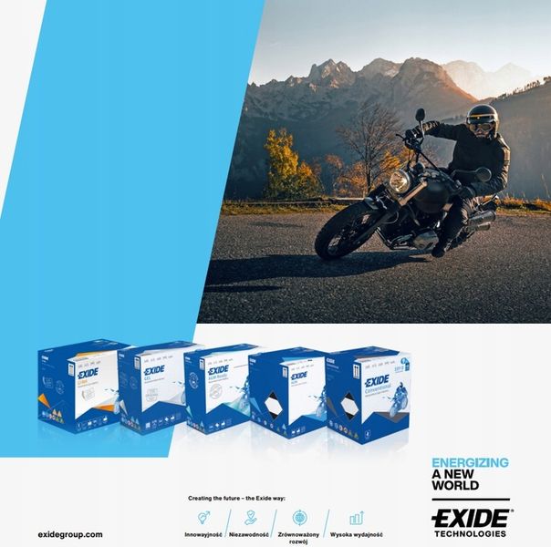 AKUMULATOR EXIDE EB5L-B YB5L-B 12V 5Ah 65A P+ zdjęcie 4
