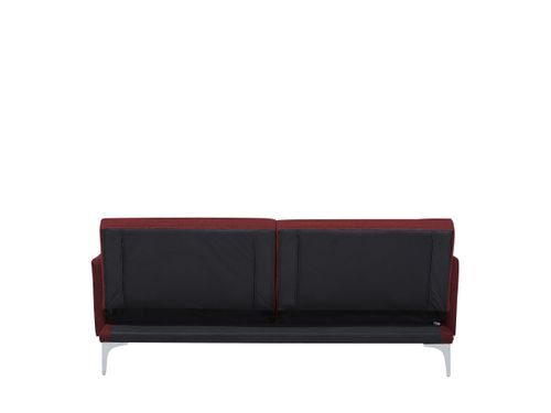 Sofa rozkładana czerwona LUCAN na Arena.pl