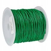 SZNUREK bawełniany woskowany 1mm zielony 20-30m