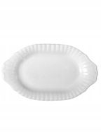 PÓŁMISEK OWALNY BIAŁY CHODZIEŻ IWONA C000 39 CM