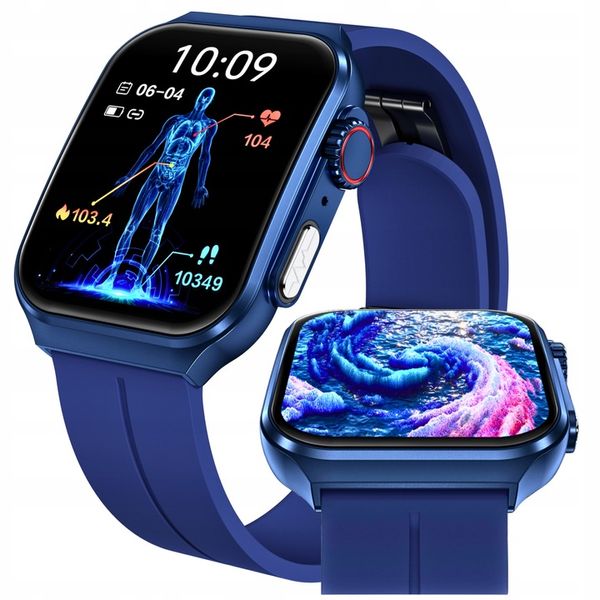 SMARTWATCH Z FUNKCJĄ POMIARU CUKRU GLUKOZA NX15 CIŚNIENIE MENU Polski WATCH zdjęcie 9