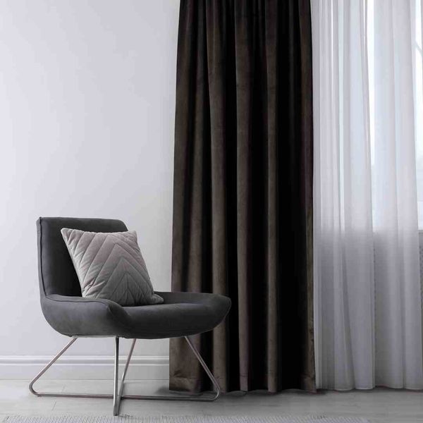 CURT/AH/VELVET/PLEAT/BLACK/140X245/1PC zdjęcie 10