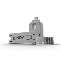 Lindy USB Port Blocker  Pack w 4 Wht