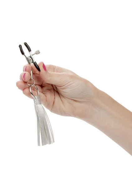 Playful Tassels Nipple Clamps Silver zdjęcie 4