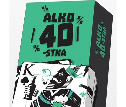 gra karciana imprezowa pijacka urodziny alko 40 na Arena.pl