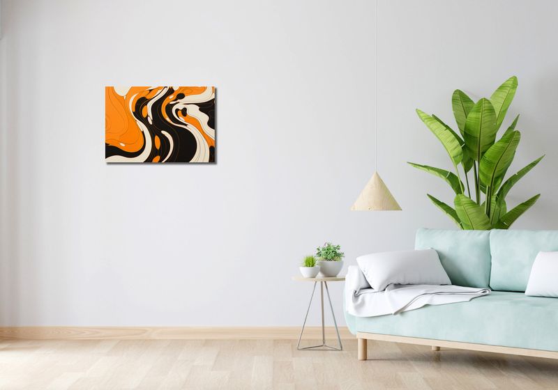 Obraz 60x40cm Tańczący Atrament zdjęcie 2
