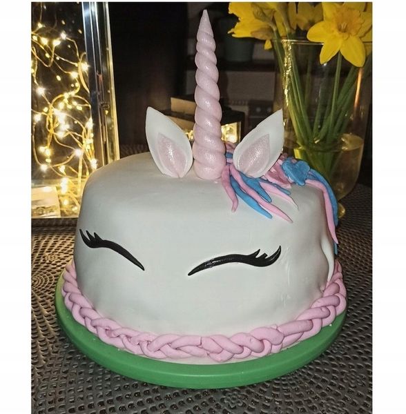 Róg Jednorożca Oczy Uszy z Cukru-Zestaw Różowy Mag zdjęcie 4