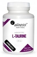 Aliness L-TAURYNA Taurine MÓZG Stres MIĘŚNIE serce 800mg 100 kaps.