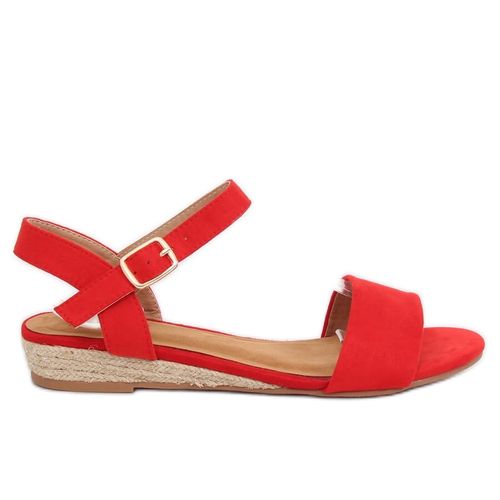 Sandałki espadryle czerwone 9R73 Red r.41 na Arena.pl