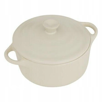 COCOTTE naczynie do zapiekania CERAMICZNE 10cm beżowe