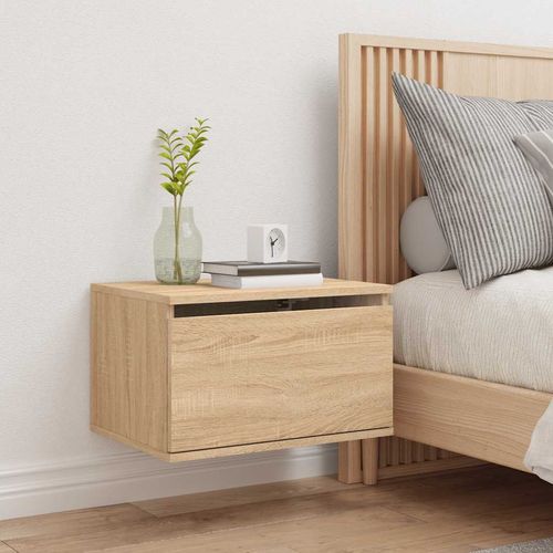 Wisząca szafka nocna z podświetleniem LED, dąb sonoma na Arena.pl