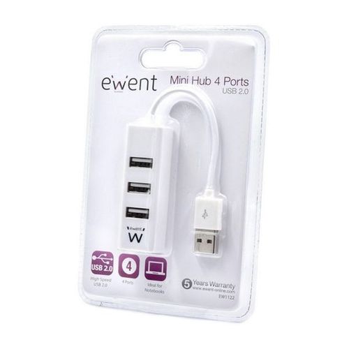 HUB USB Ewent EW1122 Biały na Arena.pl