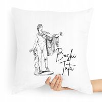 Poduszka Prezent Dla Taty Ojca Boski Tata Z Nadrukiem Ze Zdjęciem