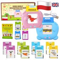 CZYTNIK KART NAUKA MÓWIENIA SŁÓWEK SŁÓW ANGIELSKI POLSKI 448 SŁÓW 3 TRYBY