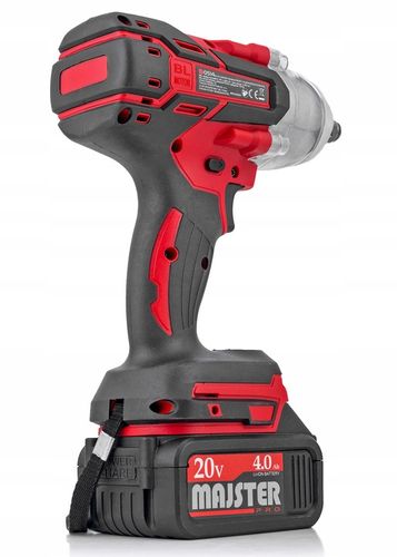 KLUCZ UDAROWY Akumulatorowy BEZSZCZOTKOWY do KÓŁ 20V 1/2' 2xAKU 4AH WALIZKA na Arena.pl