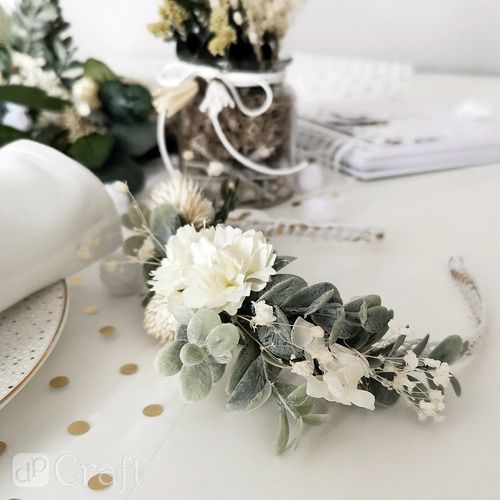 KWIATY PAPIEROWE BIAŁE CEKP-074 DP CRAFT na Arena.pl