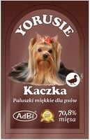 Przysmak z kaczką - miękkie paluszki do nagradzania psa Adbi Kabanosy 250g