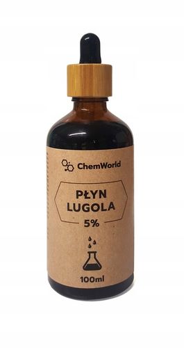 ChemWorld Płyn Lugola 5% Jod Jodek Potasu 100ml na Arena.pl