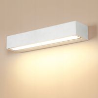 KINKIET ZEWNETRZNY LAMPA LED CIEPŁY BIAŁY NOWOCZESNY DO OGRODU 16W 3000K