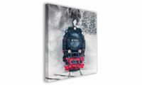 OBRAZ NA PŁÓTNIE 056 Lokomotywa 30x30cm