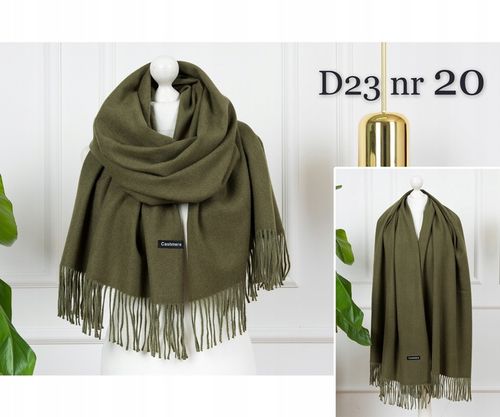 CIEPŁY SZAL KLASYCZNY SZALIK DAMSKI ELEGANCKI MODNY BRĄZOWY KOLORY na Arena.pl