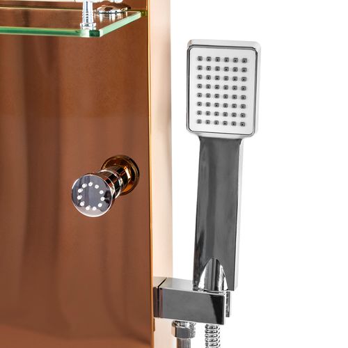 Bateria panel prysznicowy ROSE GOLD na Arena.pl