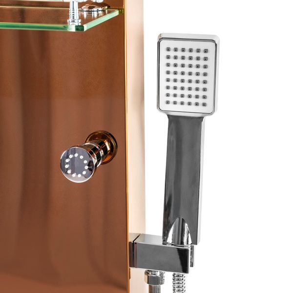 Bateria panel prysznicowy ROSE GOLD zdjęcie 9
