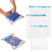 Worki Próżniowe Rolowane na Ubrania Pościel Torby Zestaw Duże Małe 9 szt.