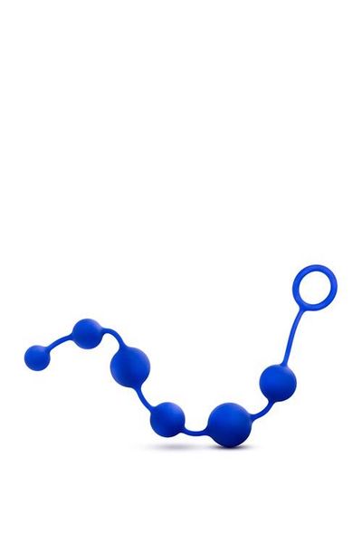 Performance Silicone Anal Beads Indigo zdjęcie 4