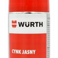 WURTH Cynk Jasny Ocynk W Sprayu Zabezpieczający Antykorozyjny Zestaw 2szt
