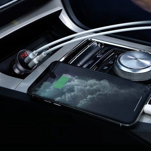 ŁADOWARKA SAMOCHODOWA VOLTOMIERZ 2xUSB LCD 12/24V na Arena.pl