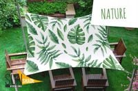 ŻAGIEL PRZECIWSŁONECZNY WODOSZCZELNY Z GRAFIKĄ 3X3 NA TARAS DO OGRODU PATIO