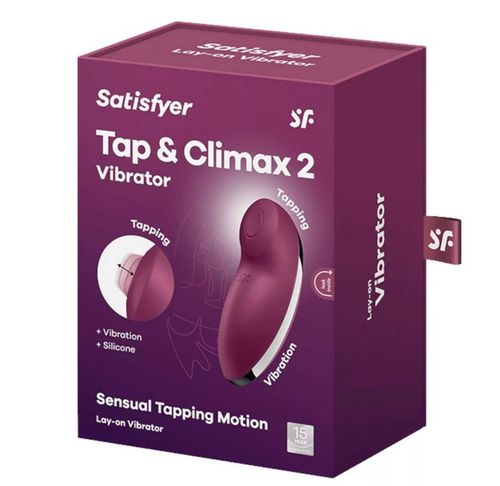 stymulator łechtaczki satisfyer tap climax 2 czerwony usb na Arena.pl