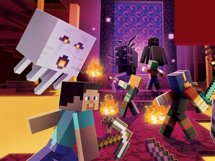 Gra planszowa RAVENSBURGER Minecraft Portal Dash zdjęcie 4