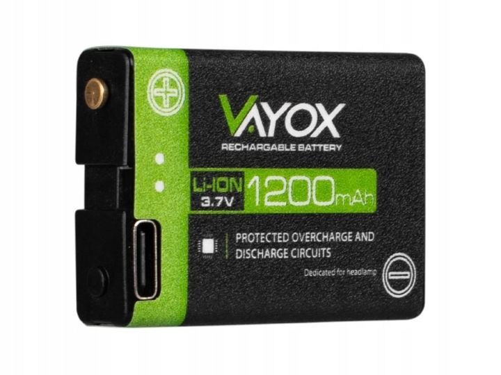 Akumulator VAYOX VA0255 do latarek czołowych zdjęcie 1