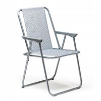 KRZESŁO KEMPINGOWE TURYSTYCZNE SKŁADANE SIMPLE MEVEN LEKKIE PODŁOKIETNIKI