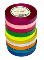 Zestaw wstążek tasiemek 12mm 10szt kolorowy 32mb do dekoracji ozdabiania