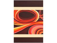 100 70CM OBRAZ PŁÓTNO POMARAŃCZOWY WIR PŁÓTNO RAMA