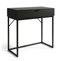 Konsola Stolik do Przedpokoju Salonu Loft MODENA z Szufladą 80 cm Czarna