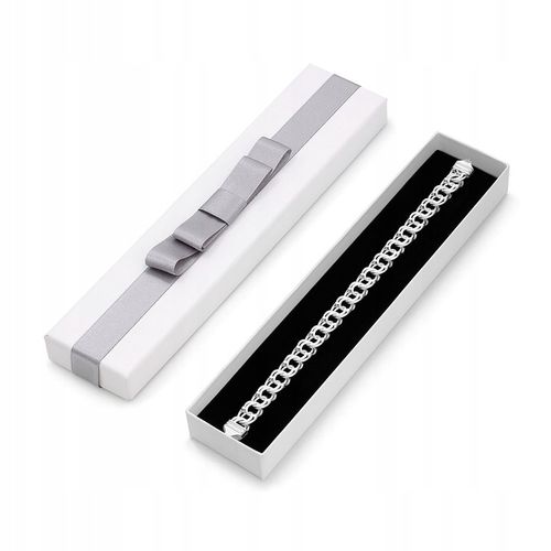 BRANSOLETKA SREBRNA GARIBALDI 21cm 11,3 mm 925 na Arena.pl
